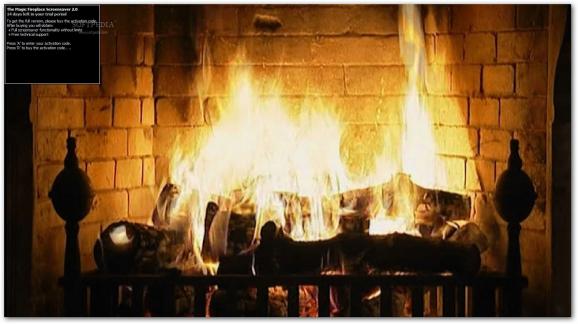 The Magic Fireplace Screensaver screenshot