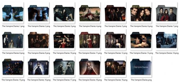 The Vampire Diaries Folder Icon screenshot