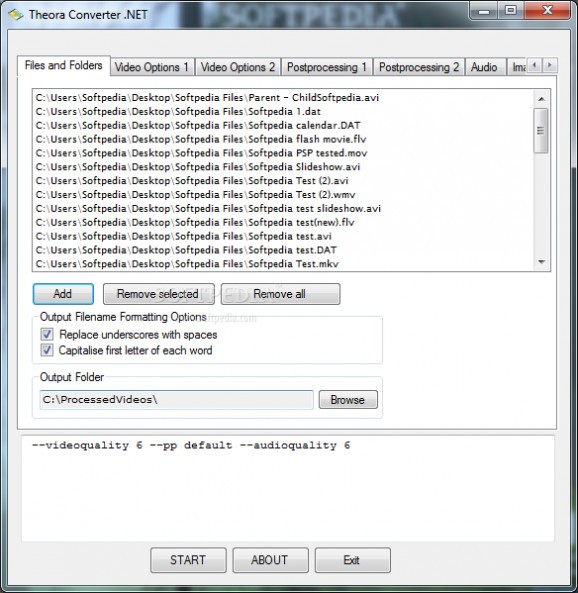 Theora Converter .NET screenshot