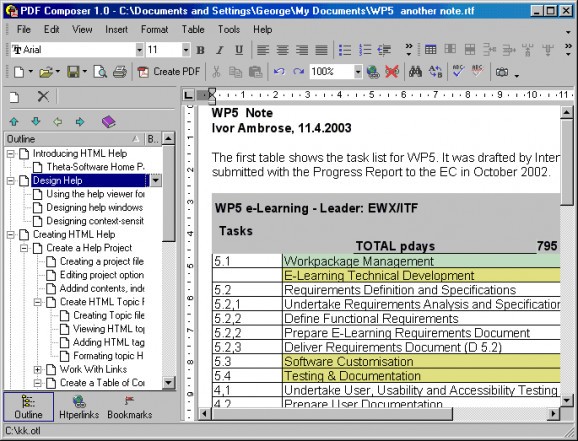 Theta-Software HTML To PDF Converter screenshot
