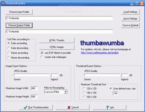 ThumbaWumba screenshot