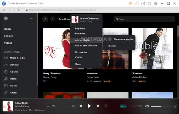 Tidabie Tidal Music Converter screenshot