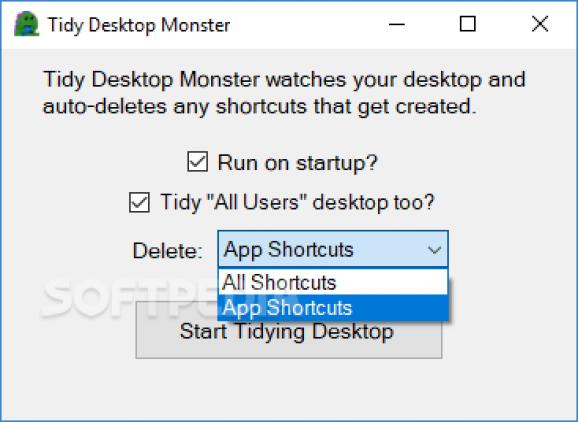 Tidy Desktop Monster screenshot