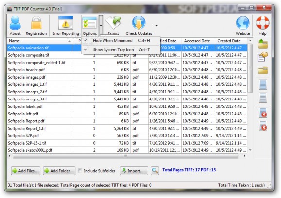 Tiff PDF Counter screenshot