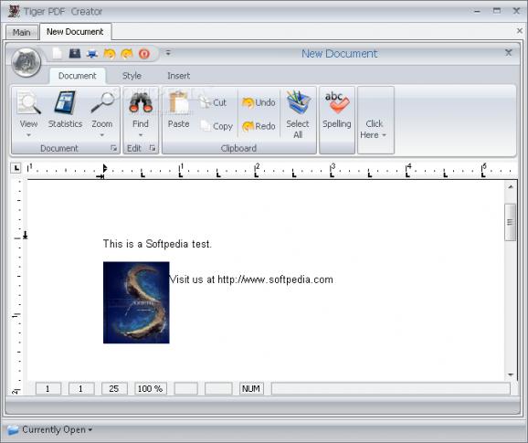 Tiger PDF Creator screenshot
