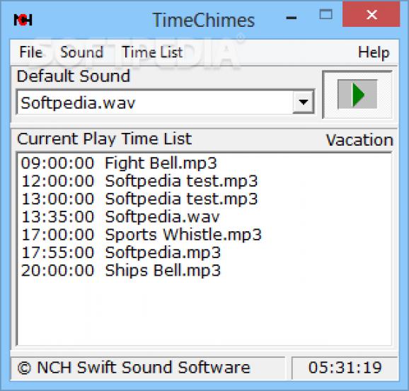 TimeChimes screenshot