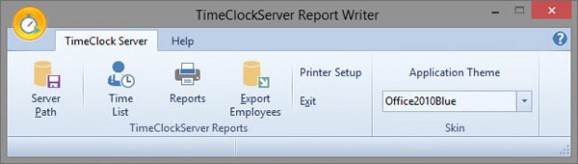 TimeClockServer screenshot