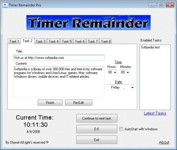 Timer Remainder Pro screenshot