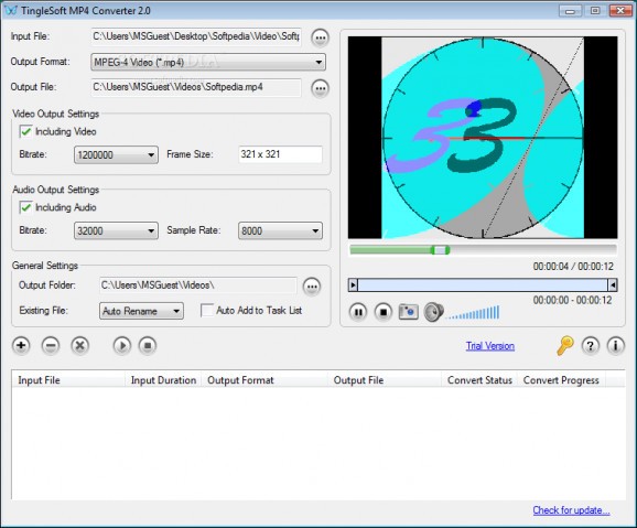 TingleSoft MP4 Converter screenshot