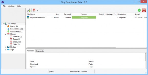 Tiny Downloader screenshot