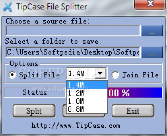 TipCase File Splitter screenshot