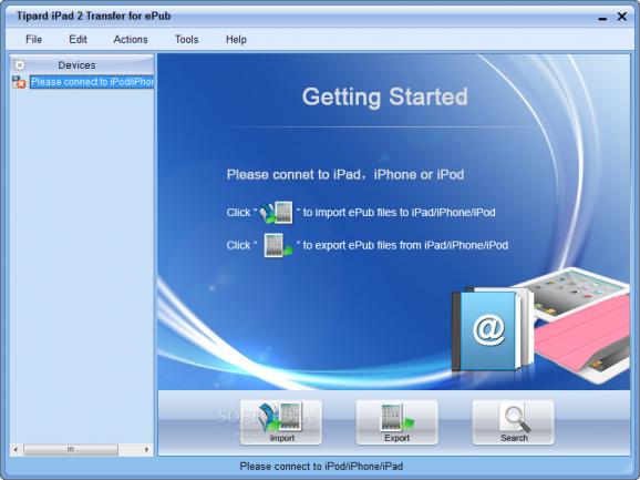 Tipard iPad 2 Transfer for ePub screenshot