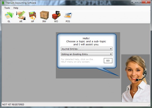 Titanium Accounting Software screenshot
