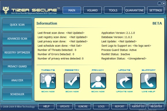 Tizer Secure screenshot