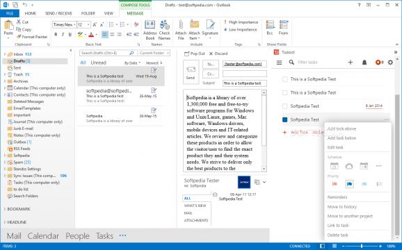 Todoist for Outlook screenshot
