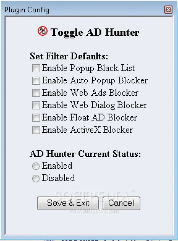 Toggle AD Hunter screenshot