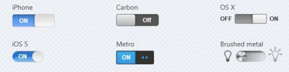 Toggle Switch Control Library screenshot