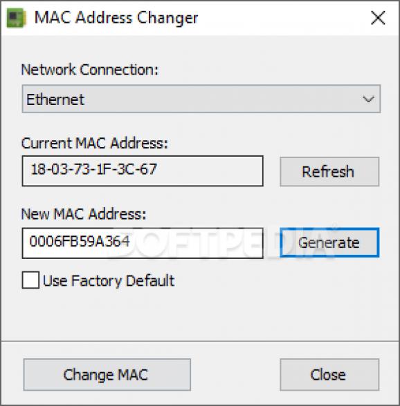 MAC Address Changer screenshot