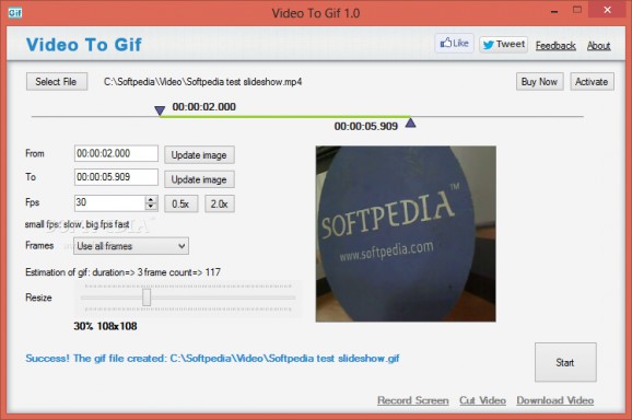 Video To Gif screenshot