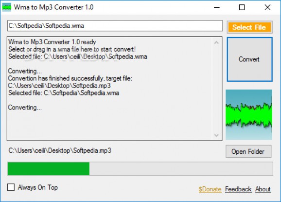 Wma To Mp3 Converter screenshot