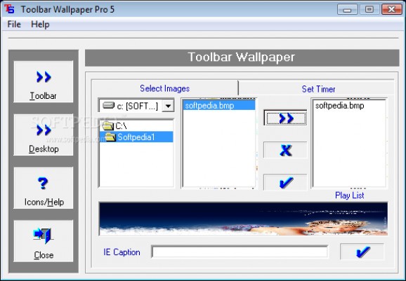 Toolbar Wallpaper Pro screenshot