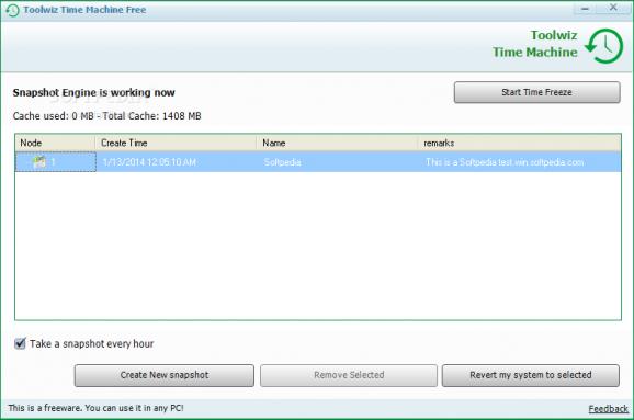 Toolwiz Time Machine screenshot