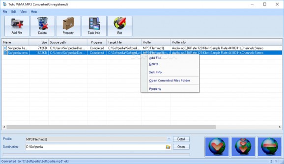 Tutu WMA MP3 Converter screenshot