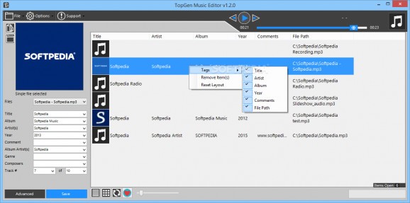 TopGen Music Editor screenshot