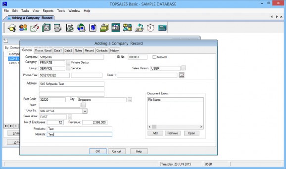 TopSales Basic Network screenshot