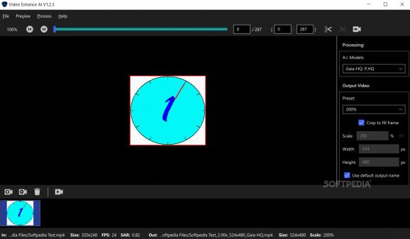 Topaz Video AI screenshot