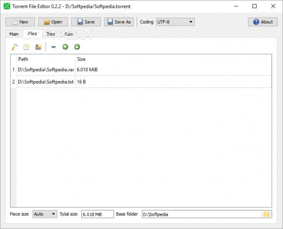 Torrent File Editor screenshot