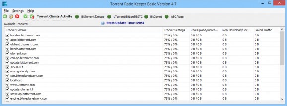 Torrent Ratio Keeper Basic Version screenshot