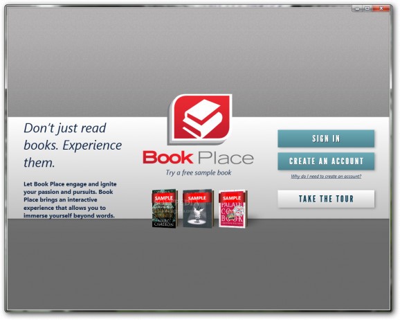 Toshiba BookPlace screenshot
