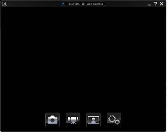 Toshiba Web Camera Application screenshot