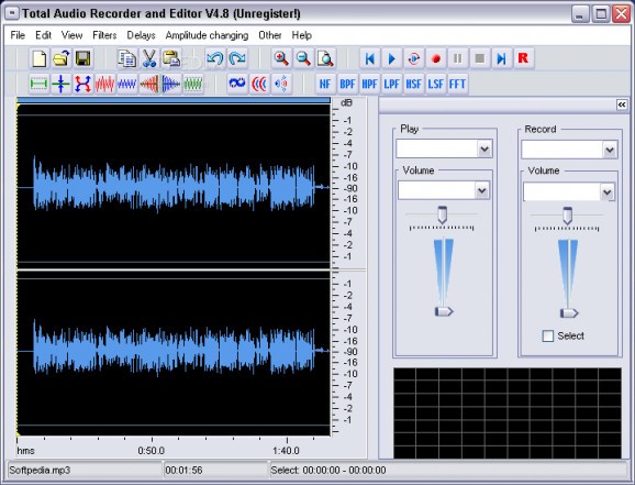 Total Audio Recorder and Editor screenshot