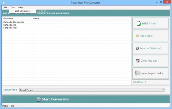Total Excel Files Converter screenshot