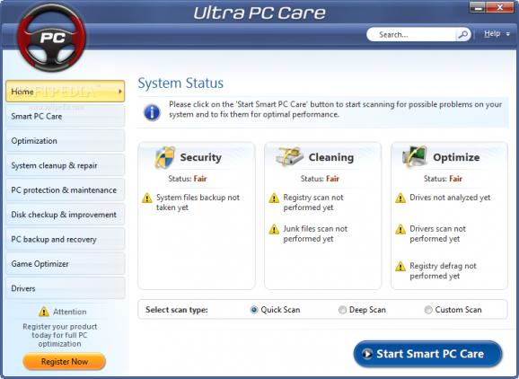 Ultra PC Care screenshot
