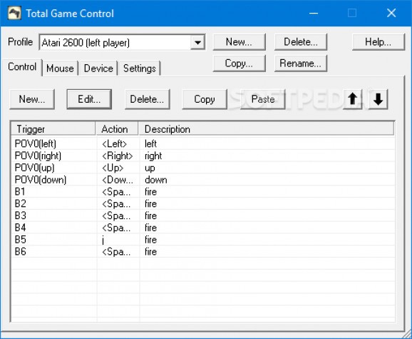 Total Game Control screenshot