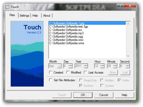 Touch screenshot