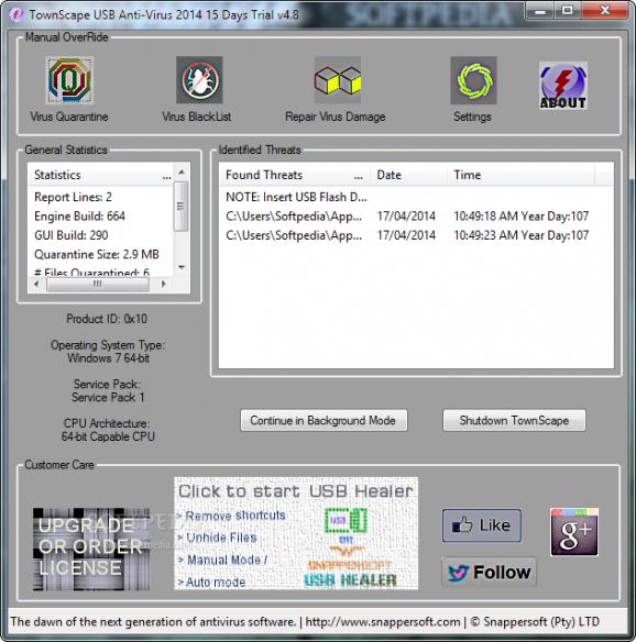TownScape USB Anti-Virus screenshot
