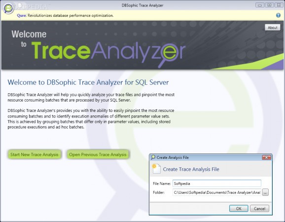 DBSophic Trace Analyzer screenshot