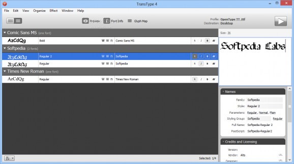 TransType (formerly TransType SE) screenshot