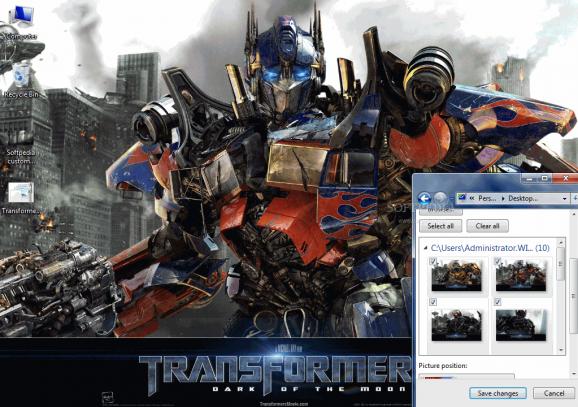 Transformers 3 Theme screenshot