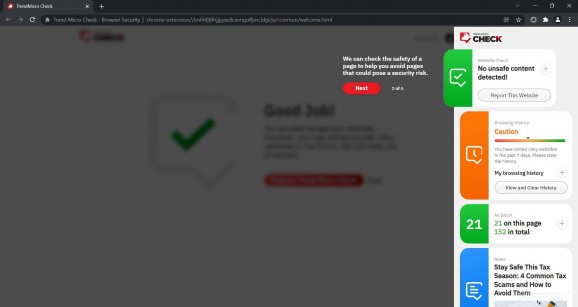 Trend Micro ID Protection (formerly Trend Micro Check) screenshot
