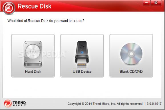 Trend Micro Rescue Disk screenshot