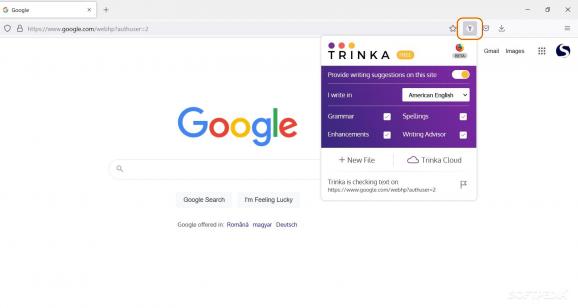 Trinka AI for Firefox screenshot