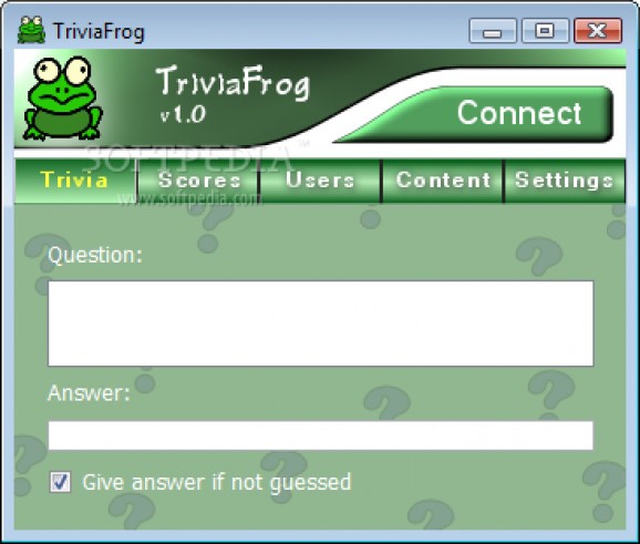 TriviaFrog screenshot