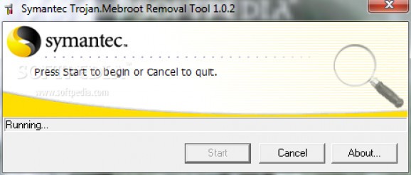 Trojan.Mebroot Removal Tool screenshot
