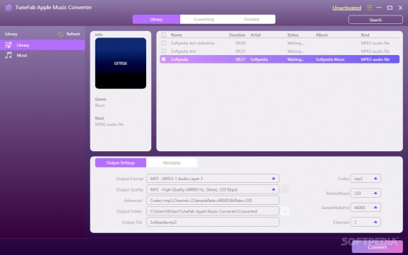 TuneFab Apple Music Converter screenshot