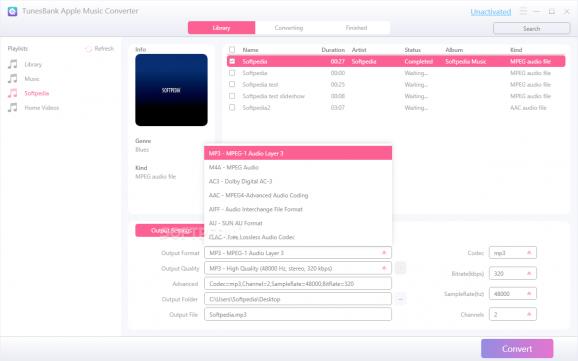 TunesBank Apple Music Converter screenshot